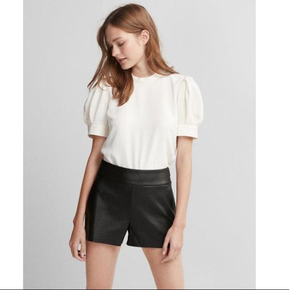 Express Leather Shorts